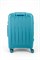 Чемодан средний PP (6 верт. полос) бирюзовый 50005-2/бирюзовый 14077