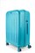 Чемодан большой PP (6 верт. полос) 50005-3/бирюзовый 14076