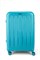 Чемодан большой PP (6 верт. полос) 50005-3/бирюзовый 14076