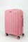 Чемодан средний PP (6 верт. полос) 50005-2/розовый 15592