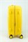 Чемодан маленький PP Impreza (Flash) с расширением съемные колеса 50040-S+/желтый 15877