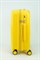 Чемодан маленький PP Impreza (Flash) с расширением съемные колеса 50040-S+/желтый 15877