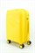 Чемодан маленький PP Impreza (Flash) с расширением съемные колеса 50040-S+/желтый 15877