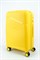 Чемодан средний PP Impreza (Flash) с расширением съемные колеса 50040-M+/желтый 15876