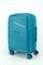 Чемодан маленький PP Impreza (Flash) с расширением съемные колеса 50040-S+/бирюзовый 15859
