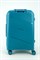 Чемодан маленький PP Impreza (Flash) с расширением съемные колеса 50040-S+/бирюзовый 15859