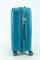 Чемодан маленький PP Impreza (Flash) с расширением съемные колеса 50040-S+/бирюзовый 15859