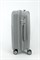 Чемодан маленький PP Impreza (Flash) с расширением съемные колеса 50040-S+/светло-серый 15868