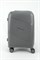 Чемодан маленький PP Impreza (Flash) с расширением съемные колеса 50040-S+/темно-серый 15856