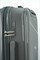 Чемодан средний PP Impreza (Flash) с расширением съемные колеса 50040-M+/темно-серый 15855