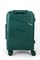 Чемодан маленький PP Impreza (Flash) с расширением съемные колеса 50040-S+/темно-зеленый 15850