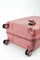 Чемодан маленький PP Impreza (Flash) с расширением съемные колеса 50040-S+/чайная_роза 15865