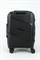 Чемодан маленький PP Impreza (Flash) с расширением съемные колеса 50040-S+/черный 15871