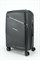 Чемодан средний PP Impreza (Flash) с расширением съемные колеса 50040-M+/черный 15870