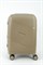 Чемодан маленький PP Impreza (Flash) с расширением съемные колеса 50040-S+/песочный 15853