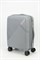 Чемодан маленький PP Sweetbags (диагональные линии) с расширением 50022-XS/светло-серый 15526