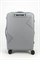 Чемодан средний PP Sweetbags (диагональные линии) с расширением 50022-M/светло-серый 15525