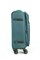 Чемодан маленький текстильный Simple с расширением и съемными колесами 50054-S/зеленый 16145