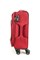 Чемодан маленький текстильный Simple с расширением и съемными колесами 50054-S/красный 16139