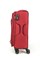 Чемодан средний текстильный Simple с расширением и съемными колесами 50054-M/красный 16138