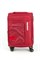 Чемодан маленький текстильный Companion с расширением и съемными колесами 50053-S/красный 16130