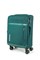 Чемодан маленький текстильный Mironpan Modest 50055-1/зеленый с расширением и съемными колесами 16158