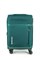 Чемодан маленький текстильный Mironpan Modest 50055-1/зеленый с расширением и съемными колесами 16158