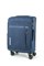 Чемодан маленький текстильный Mironpan Modest 50055-1/темно-синий с расширением и съемными колесами 16164