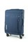 Чемодан средний текстильный Mironpan Modest 50055-2/темно-синий с расширением и съемными колесами 16163