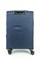 Чемодан средний текстильный Mironpan Modest 50055-2/темно-синий с расширением и съемными колесами 16163