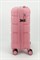Чемодан маленький PP (4 гориз. полосы) 50001-1/розовый 14863