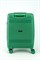 Чемодан маленький PP (мелкие полосы) с расширением 50003-1/ярко-зеленый 15902
