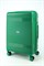 Чемодан средний PP (мелкие полосы) с расширением 50003-2/ярко-зеленый 15901