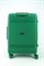Чемодан средний PP (мелкие полосы) с расширением 50003-2/ярко-зеленый 15901