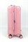 Чемодан маленький PP (мелкие полосы) с расширением 50003-1/розовый 16030