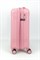 Чемодан маленький PP (мелкие полосы) с расширением 50003-1/розовый 16030