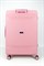 Чемодан большой PP (мелкие полосы) с расширением 50003-3/розовый 16028