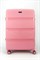 Чемодан большой PP (3 гориз. полосы) с расширением 50002-3/розовый 15585