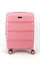 Чемодан маленький PP (3 гориз. полосы) с расширением 50002-1/розовый 15587
