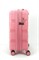 Чемодан маленький PP (3 гориз. полосы) с расширением 50002-1/розовый 15587