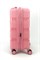 Чемодан маленький PP (3 гориз. полосы) с расширением 50002-1/розовый 15587