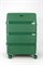 Чемодан большой PP (3 гориз. полосы) с расширением 50002-3/ярко-зеленый 15697