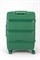 Чемодан средний PP (3 гориз. полосы) с расширением 50002-2/ярко-зеленый 15698