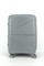 Чемодан средний PP Sweetbags (ракушка) с расширением 50016-M+/светло-серый 14855