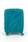 Чемодан маленький PP Sweetbags (волны) с расширением 50006-1/бирюзовый 14841