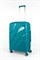 Чемодан средний PP Sweetbags (волны) с расширением 50006-2/бирюзовый 14842