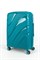 Чемодан средний PP Sweetbags (волны) с расширением 50006-2/бирюзовый 14842