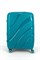 Чемодан средний PP Sweetbags (волны) с расширением 50006-2/бирюзовый 14842