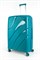 Чемодан большой PP Sweetbags (волны) с расширением 50006-3/бирюзовый 14840