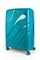 Чемодан большой PP Sweetbags (волны) с расширением 50006-3/бирюзовый 14840